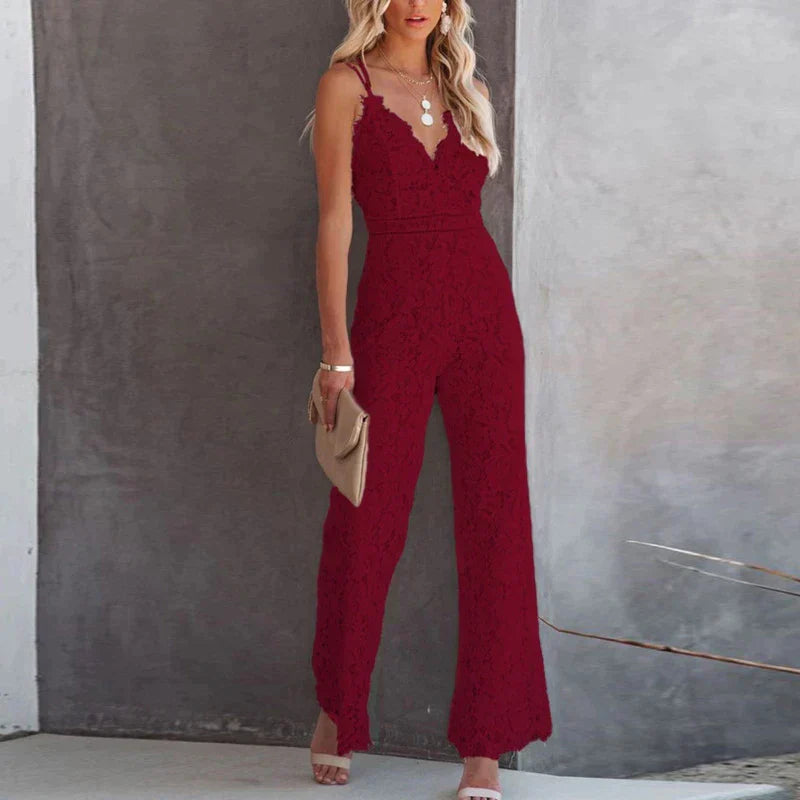 Aurora® Getailleerde en elegante algemene jumpsuit