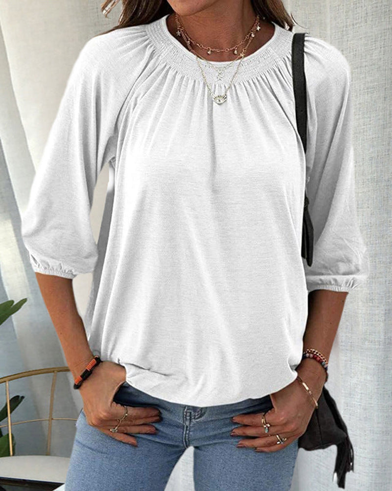 Adrienne | Relaxed en tijdloos winter T-shirt