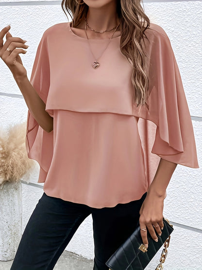 Belle Ontspannen en Tijdloze Winter Blouse