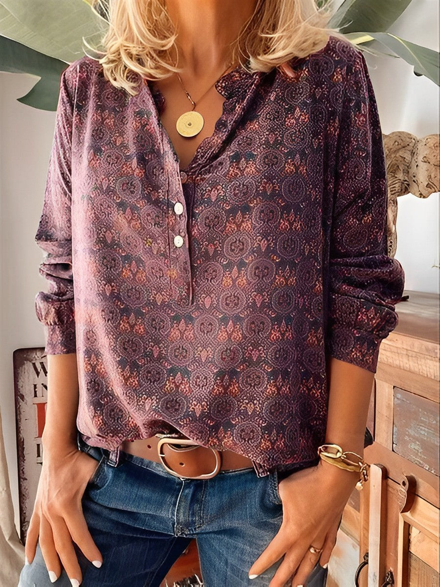 Casual en modieuze winterblouse