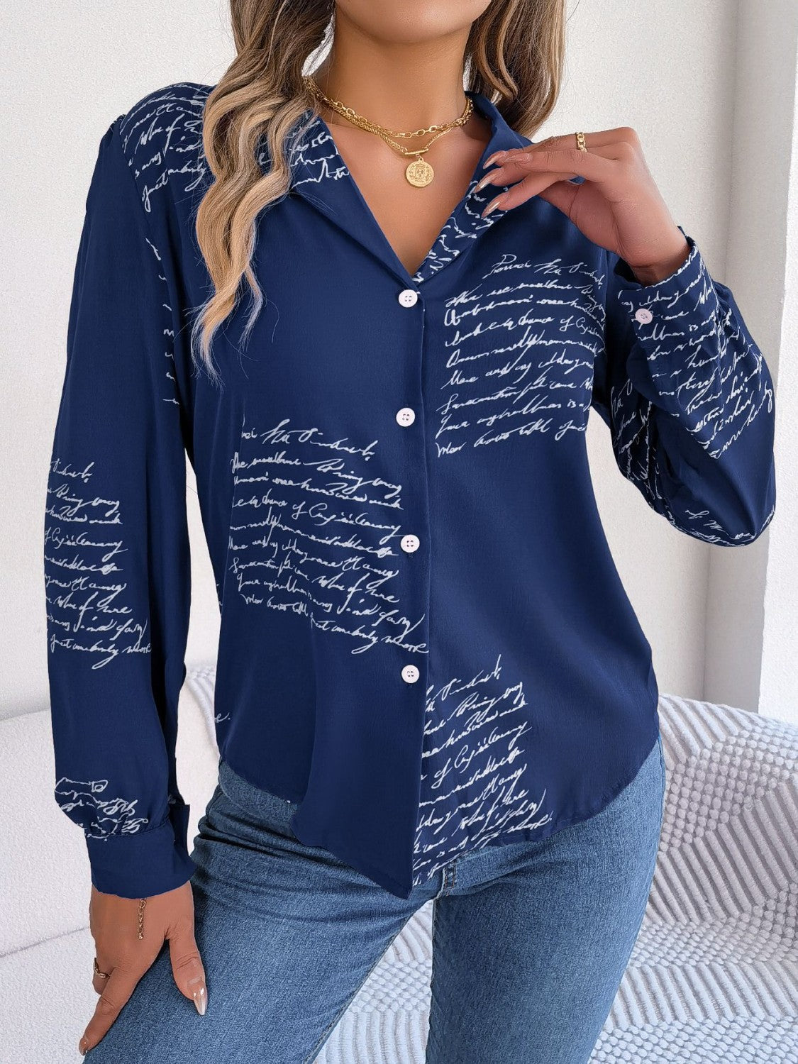 Klassieke en comfortabele winterblouse