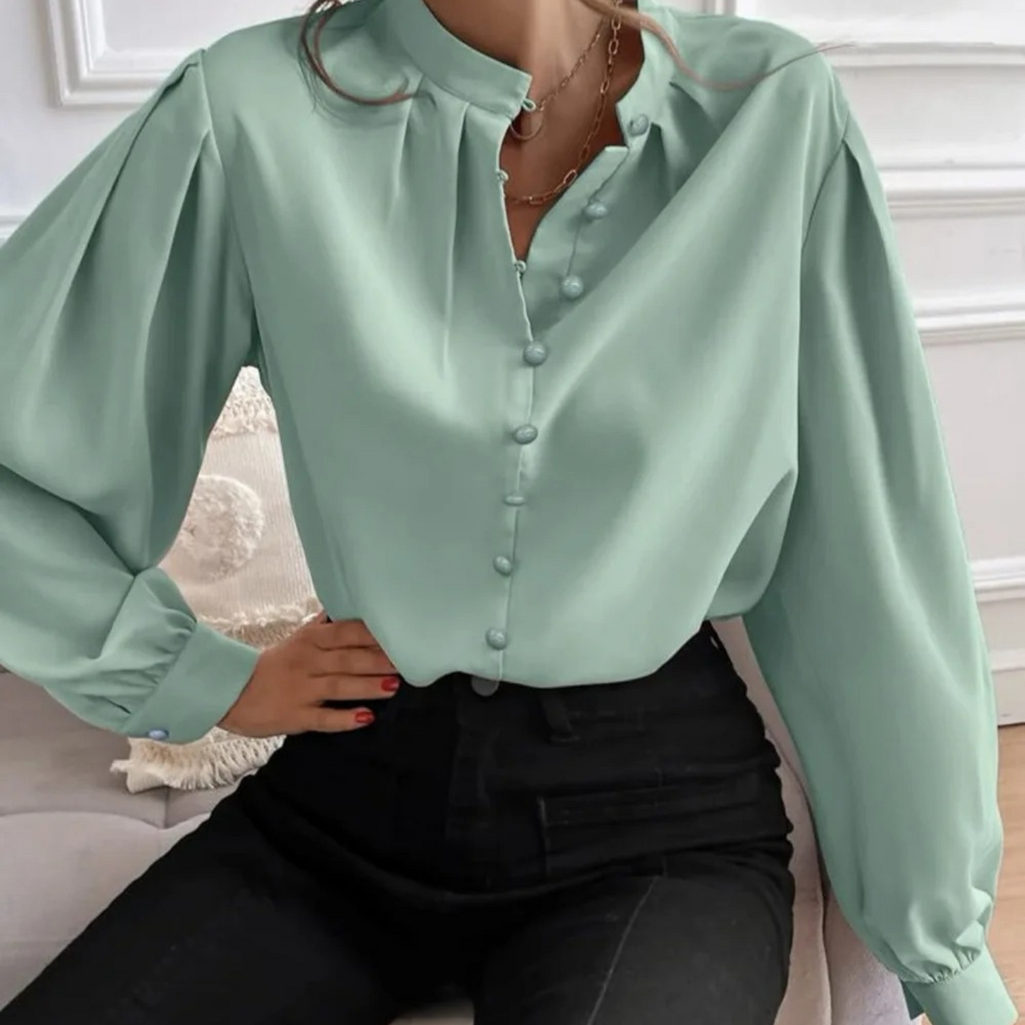 Maaike | Casual en modieuze winter Blouse