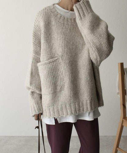 Klassieke en elegante winterpullover