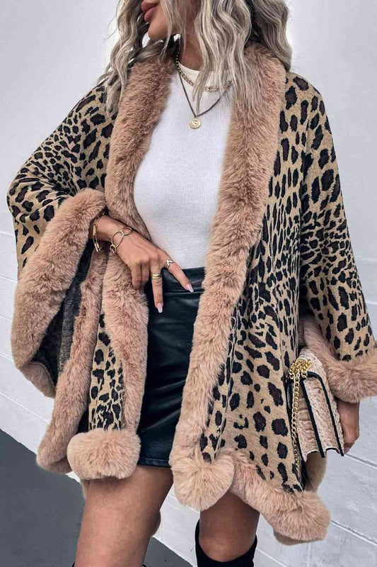 Leopard Poncho