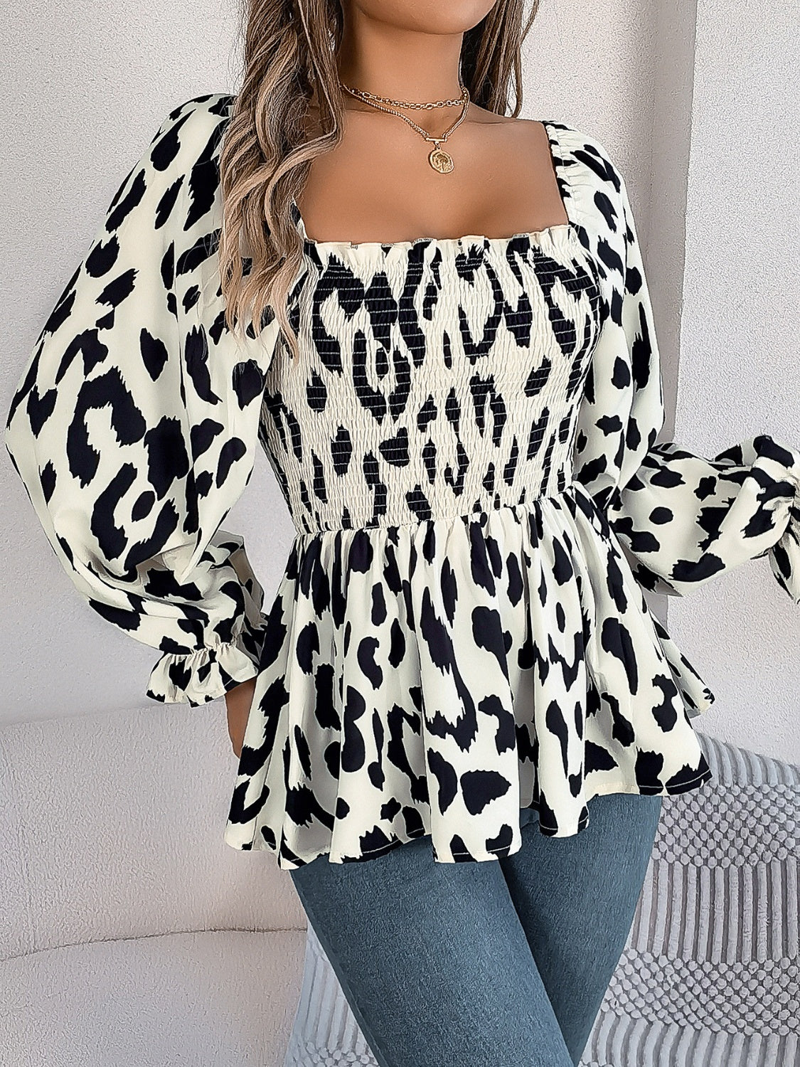 Moderne en veelzijdige winterblouse