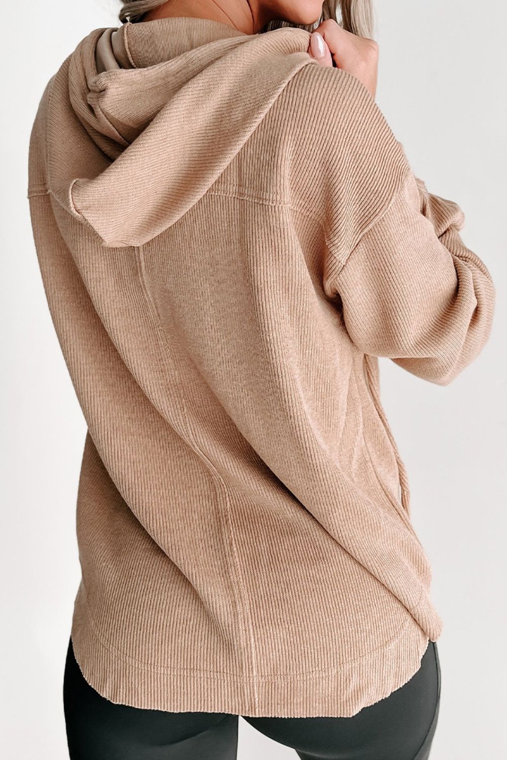 Moderne en comfortabele winterhoodie