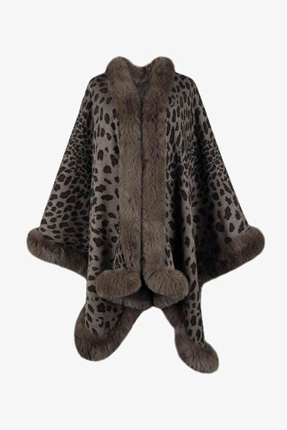 Leopard Poncho