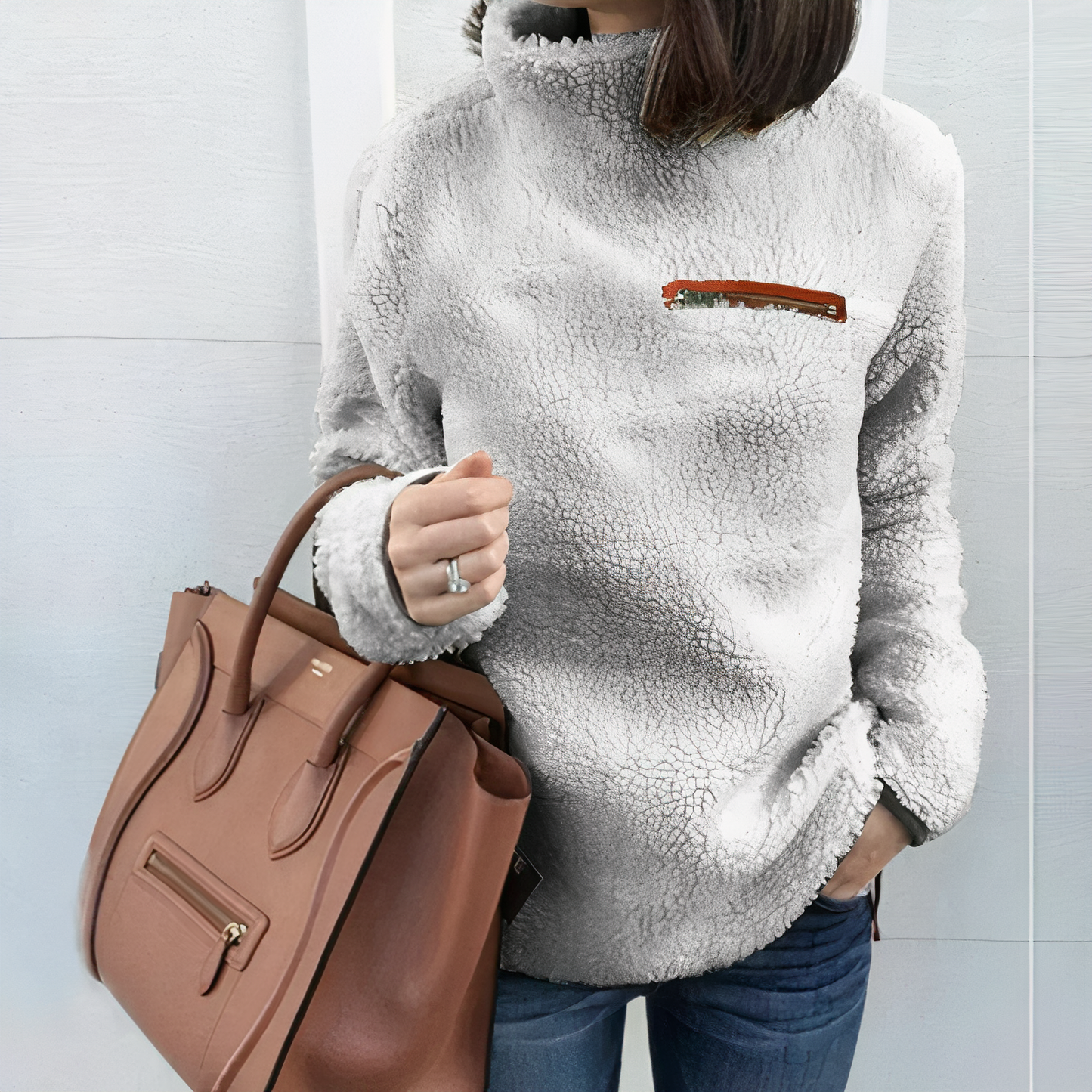 Katrin | Stijlvolle en elegante winterpullover