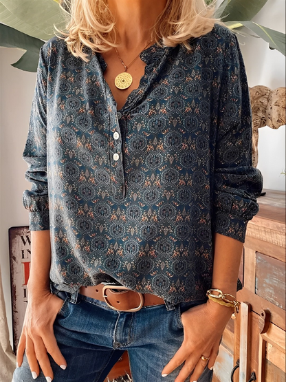 Casual en modieuze winterblouse