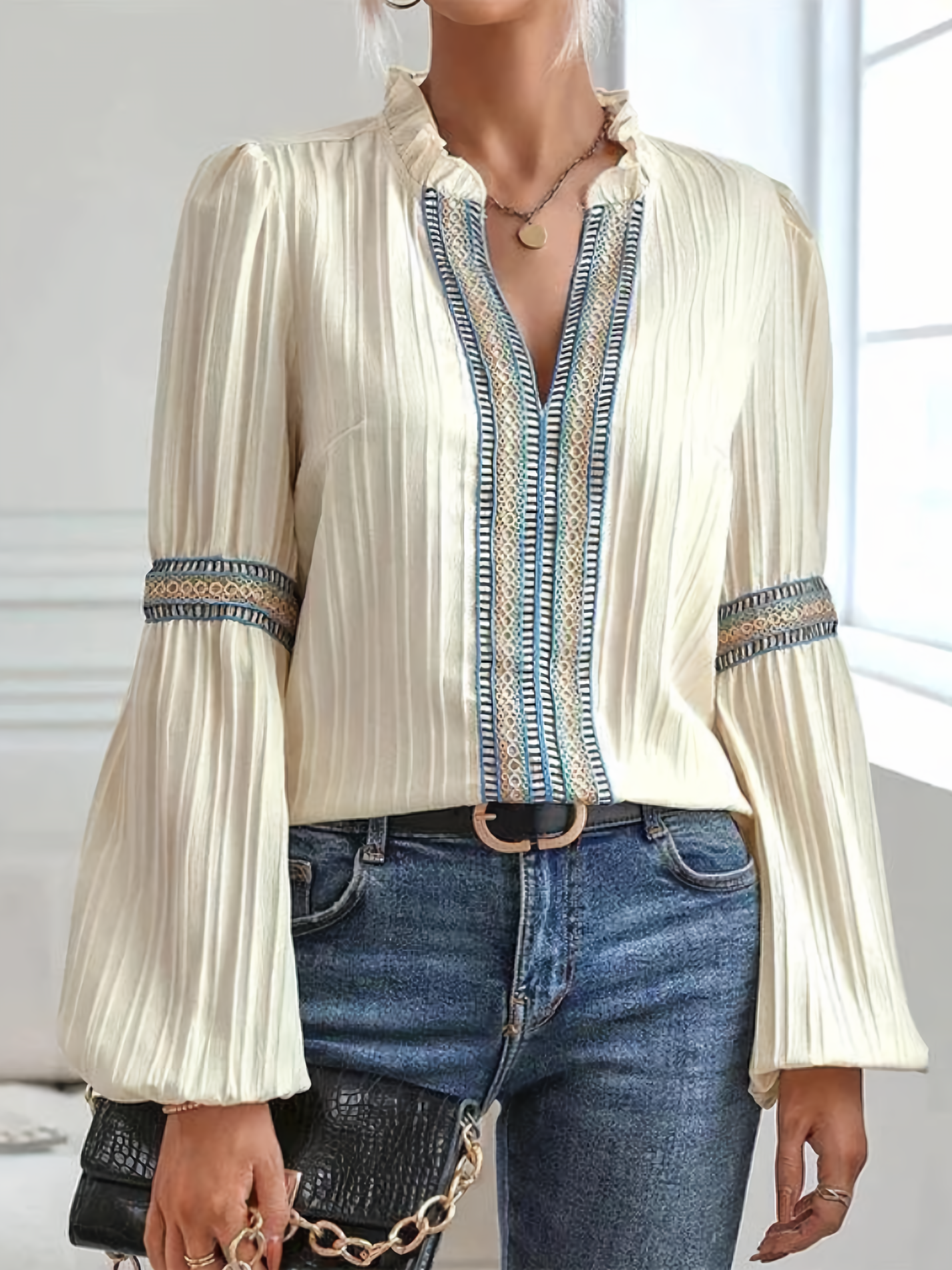 Jacquelin® | Klassieke en comfortabele algemene blouse