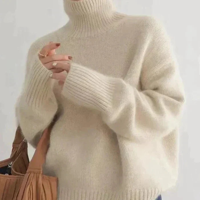 Linda | Modieuze en minimalistische winterpullover