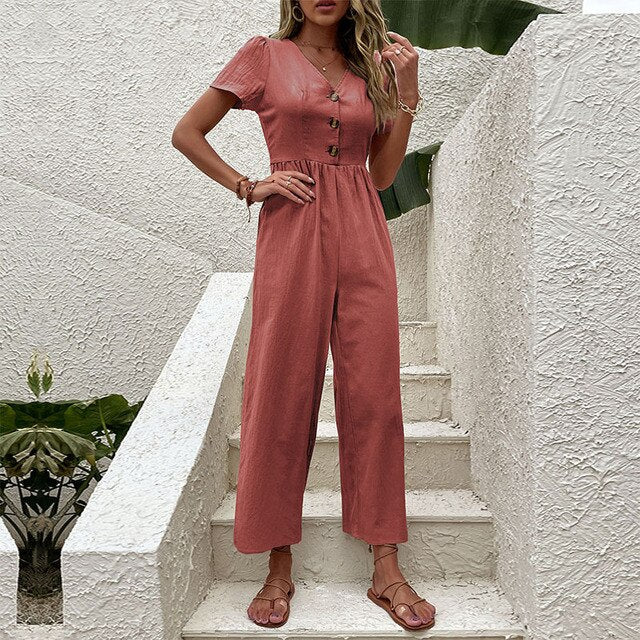 Klassieke en comfortabele algemene jumpsuit