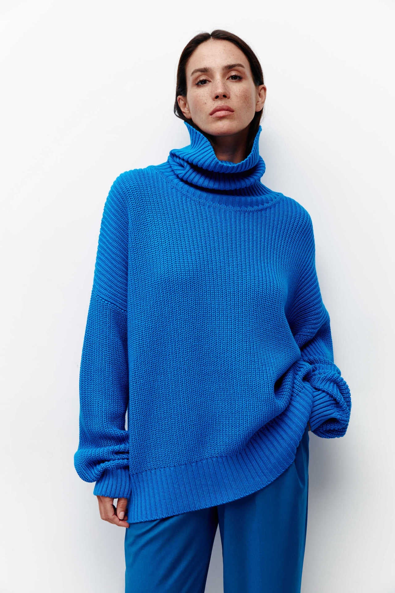 Stylish Turtleneck Sweater for Autumn and Winter    