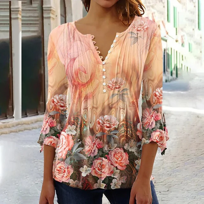 Kaylee® | Moeiteloos en Chique algemene blouse