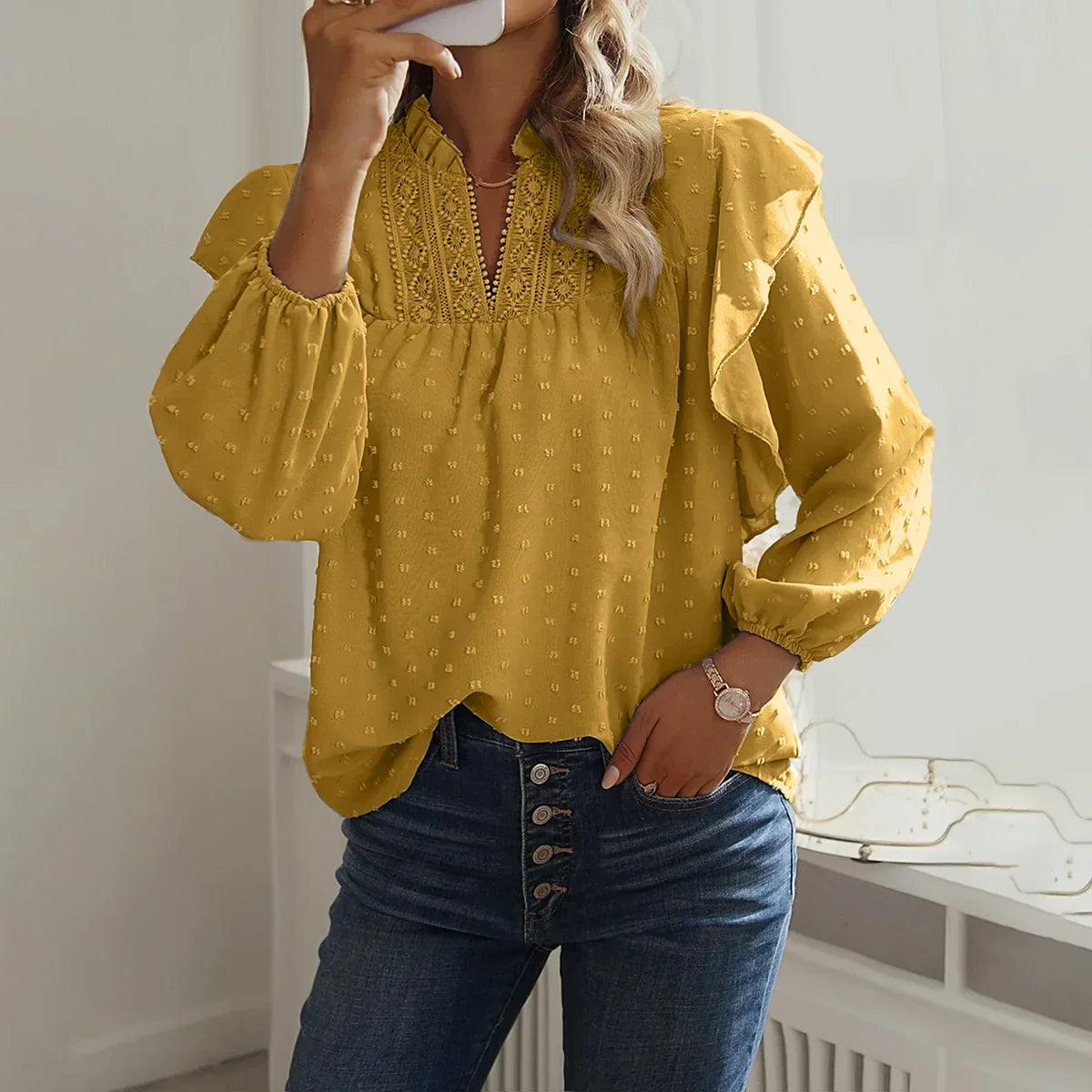 Casey | Casual en Stijlvolle winter Blouse