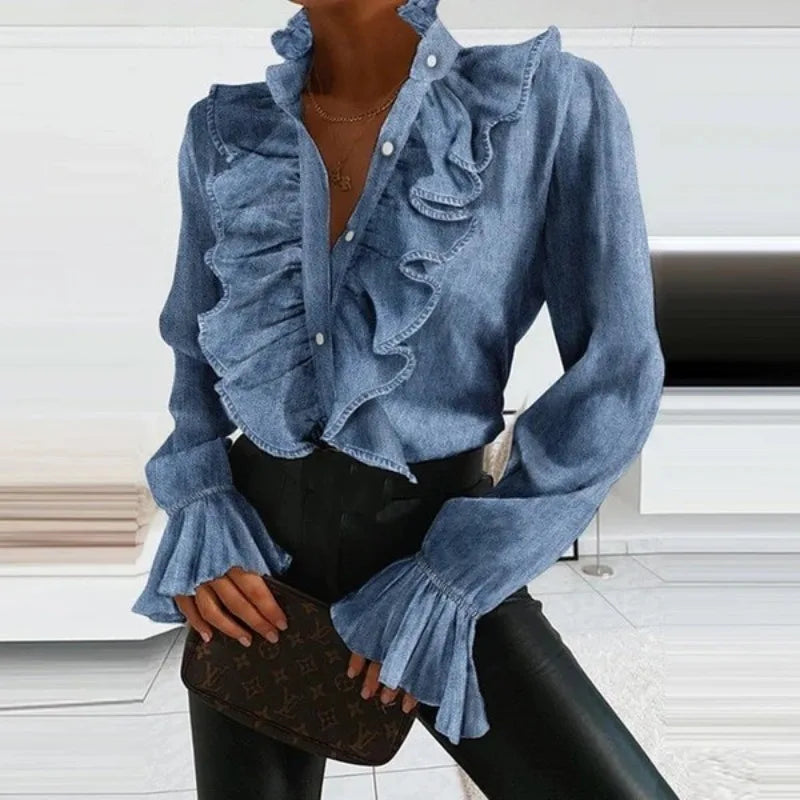 Klassieke en comfortabele algemene blouse