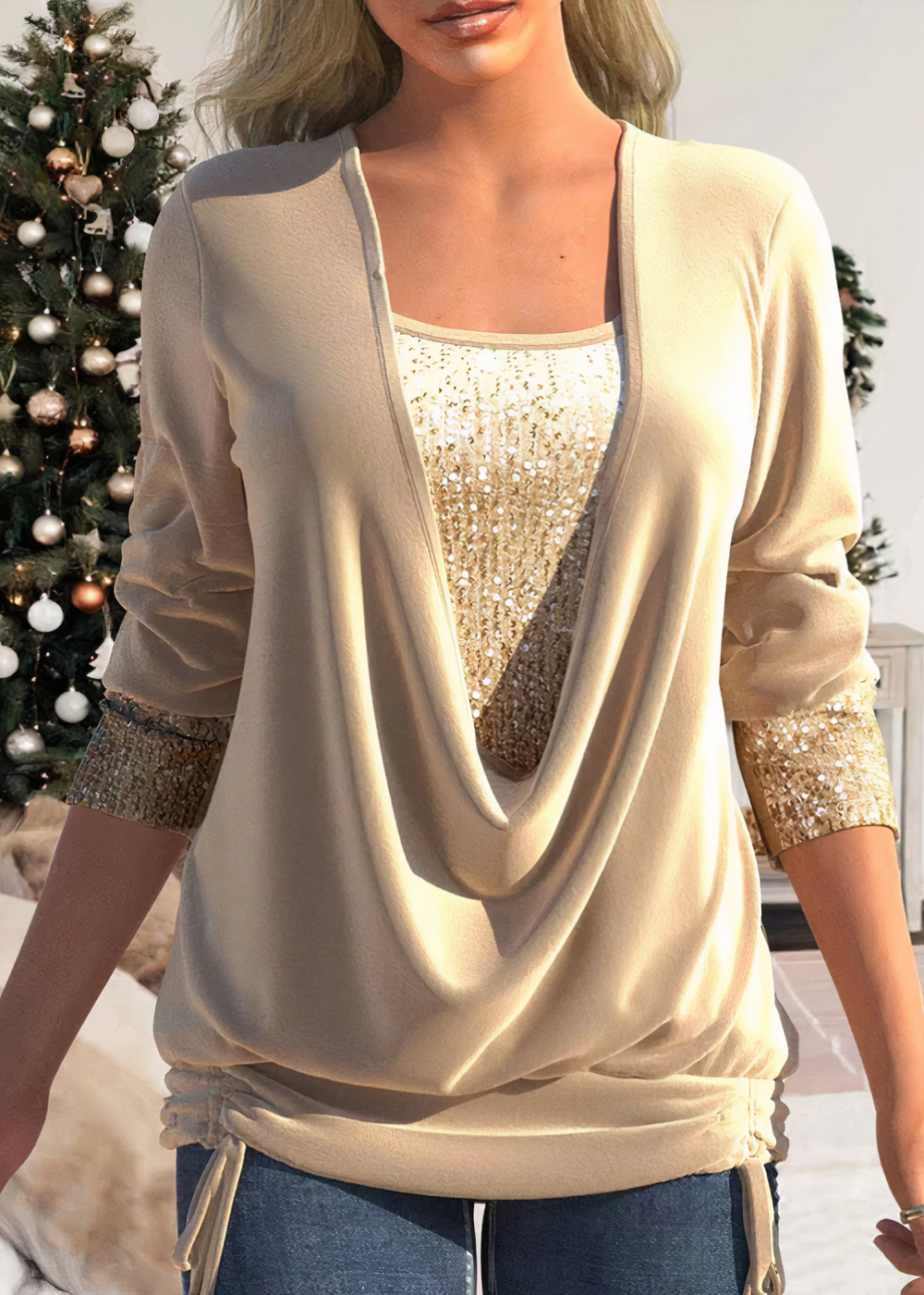 Adah | Moderne en modieuze winterblouse