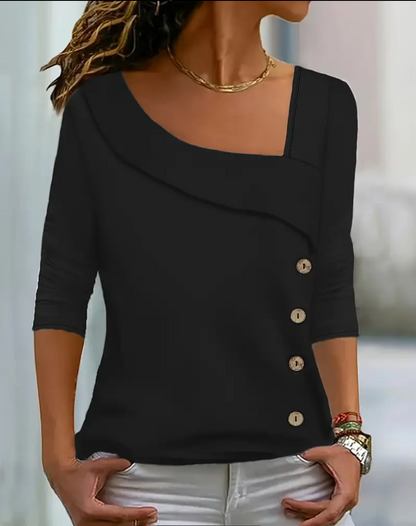 Diamante Stijlvolle en Elegante Winter Blouse