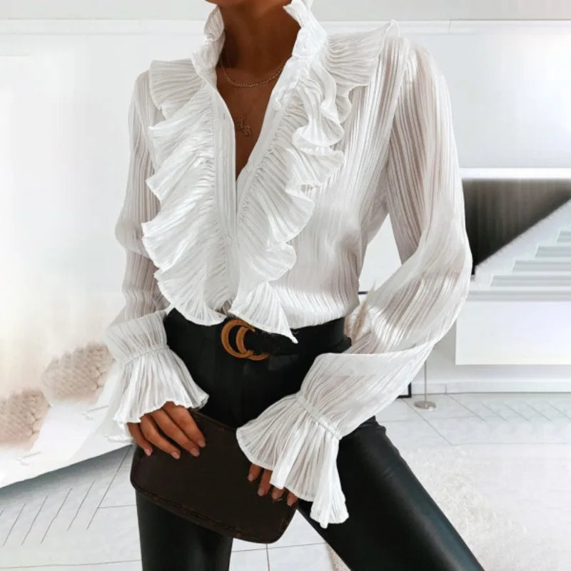 Klassieke en comfortabele algemene blouse