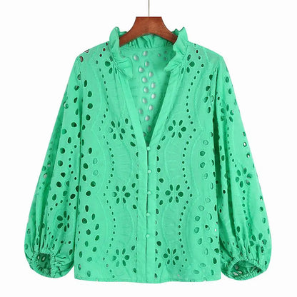 Kirrily® Getailleerde en elegante algemene blouse