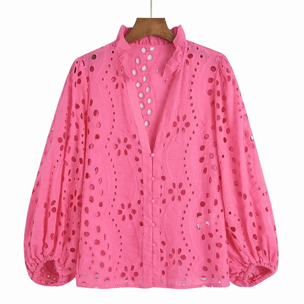 Kirrily® Getailleerde en elegante algemene blouse