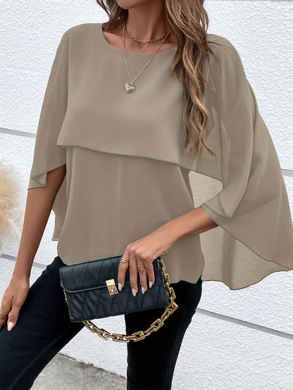 Belle Ontspannen en Tijdloze Winter Blouse