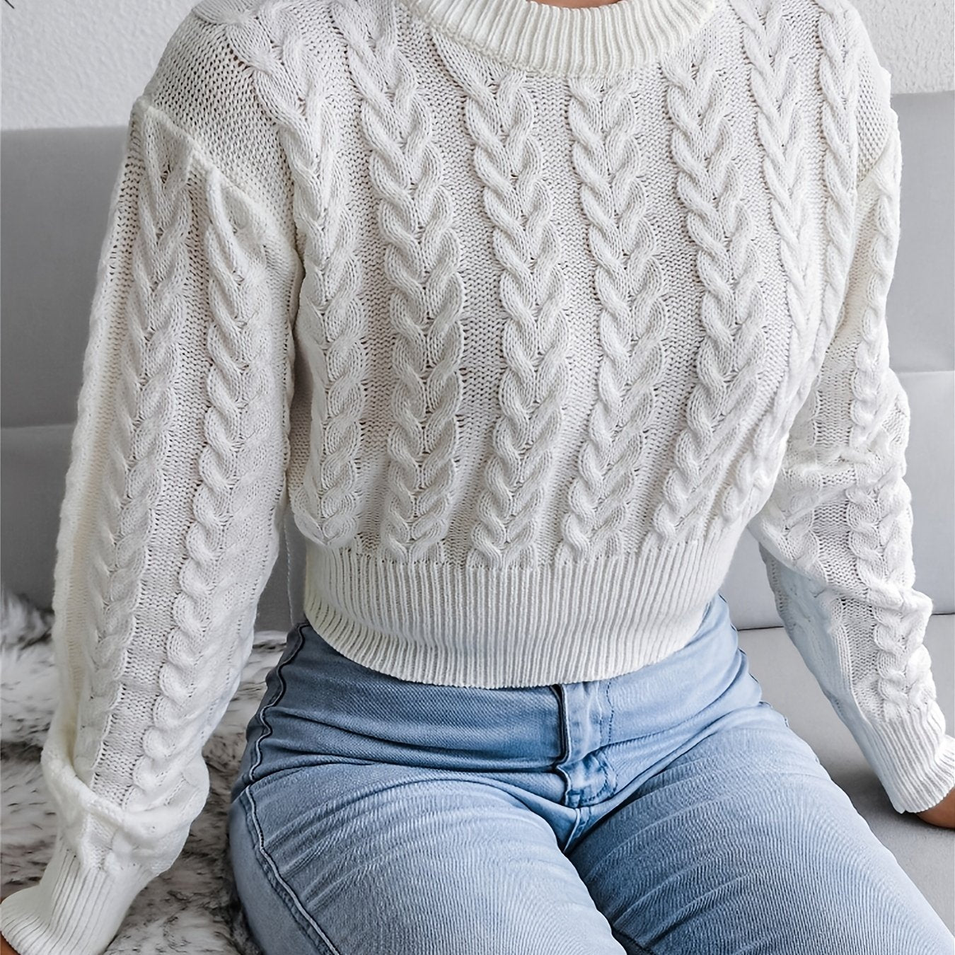 Olga | Moeiteloos en chique winterpullover