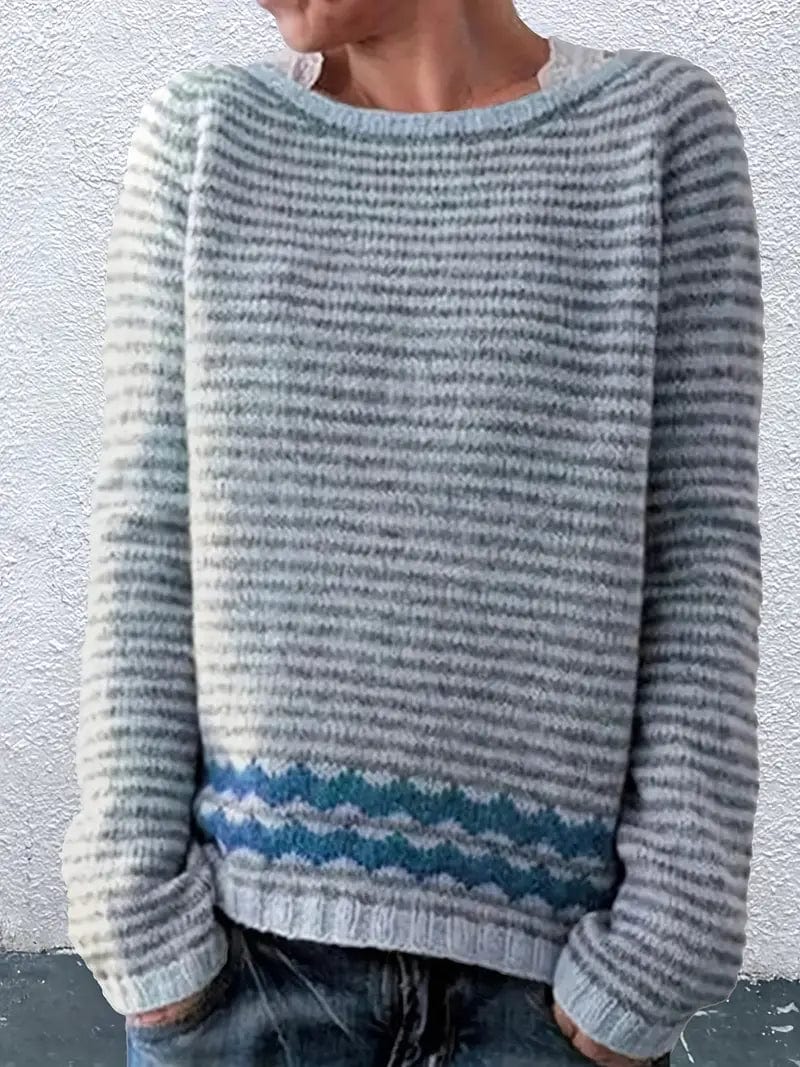 Camel - Gestreifter Pullover