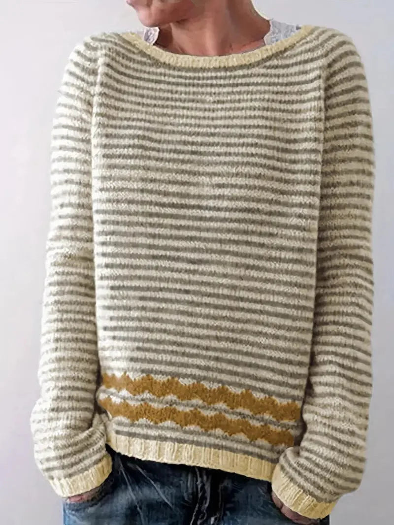 Ontspannen en tijdloze winterpullover