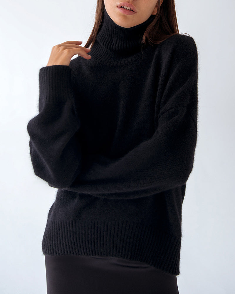 Getailleerde en elegante winterpullover