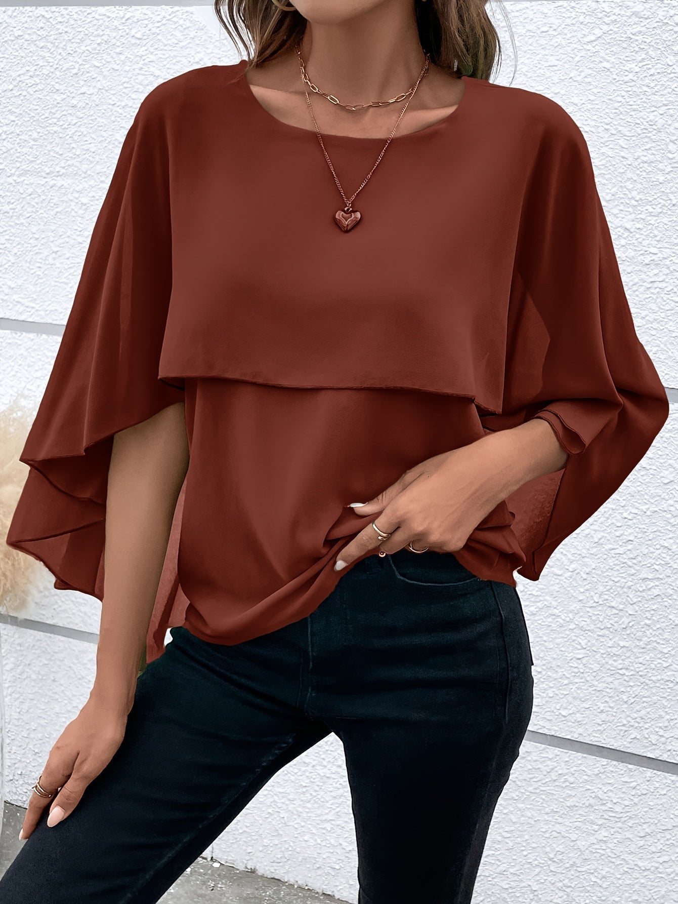 Belle Ontspannen en Tijdloze Winter Blouse