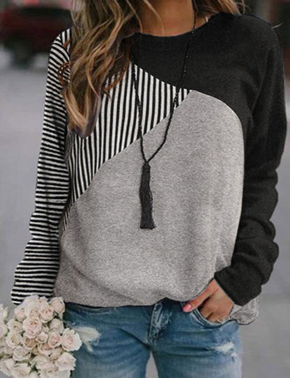 Long sleeve round neck pullover sweater Figure 2