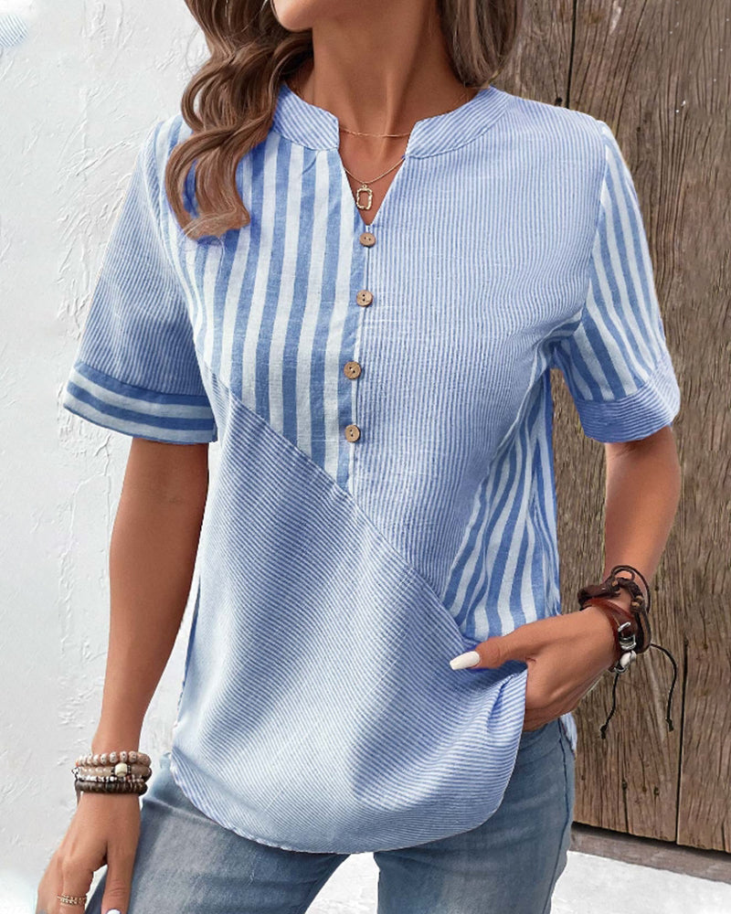 Kira® Getailleerde en elegante algemene blouse