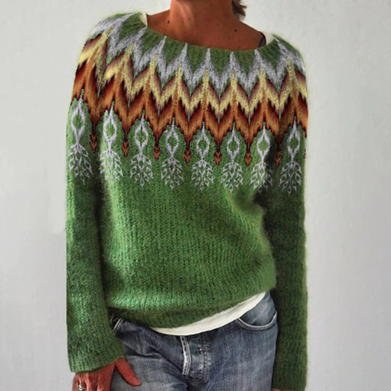 Nonchalante en moeiteloze winter Sweater