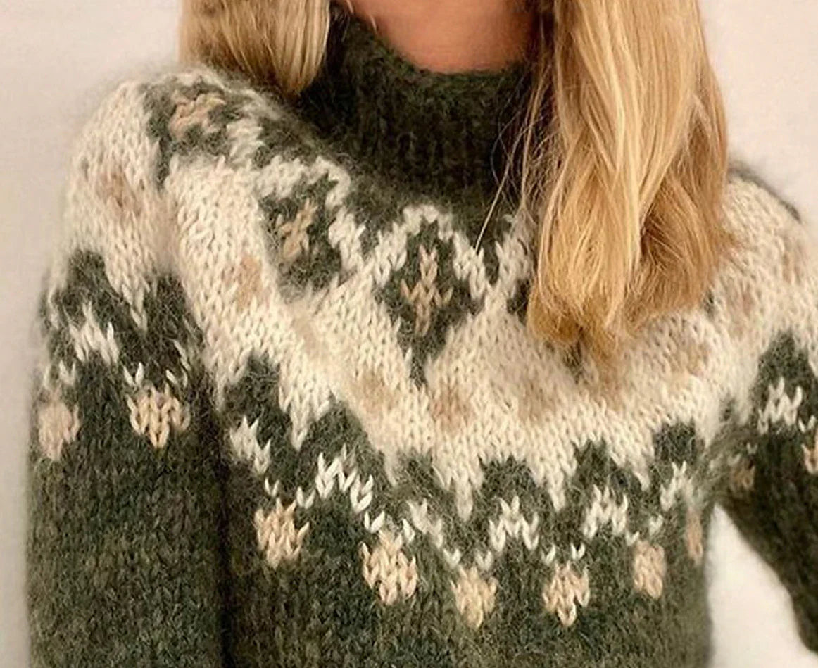 Cécile | Klassieke en elegante winterpullover